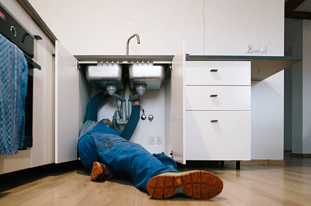 Professional Drain Cleaning technician working in Sturtevant, WI